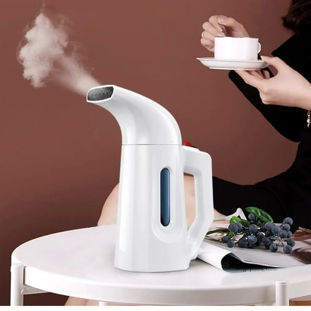 New Compact White Mini Garment Steamer